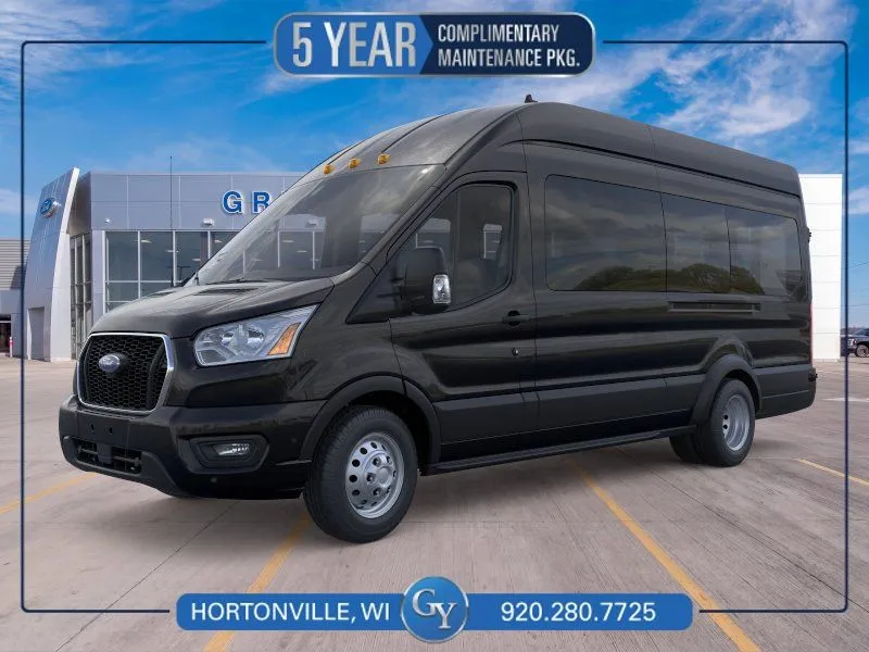 Black 2025 Ford Transit-350 XLT for sale in Hortonville, WI