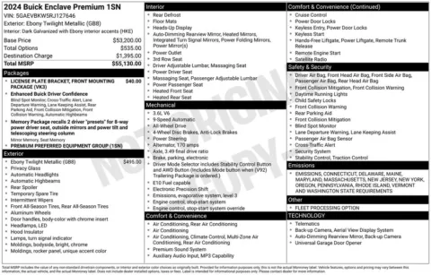 Photos of 2024 Buick Enclave Premium Group for sale in Hortonville, WI at Gregg Young Hortonville Ford