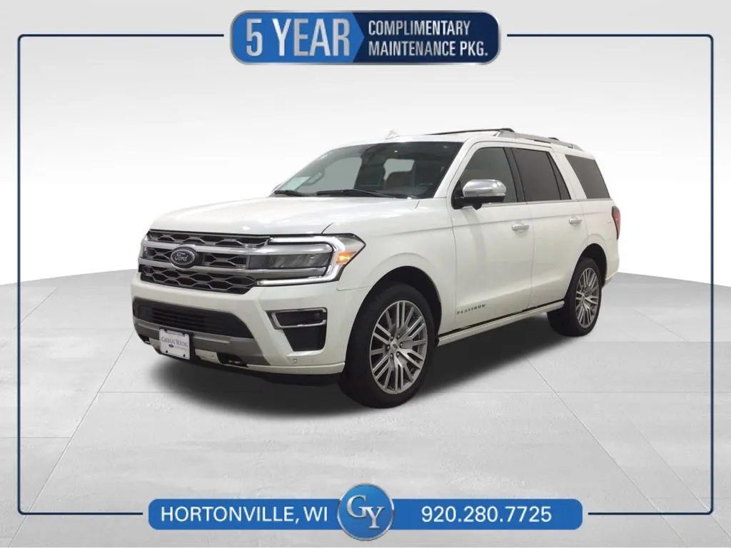 White 2023 Ford Expedition Platinum for sale in Hortonville, WI