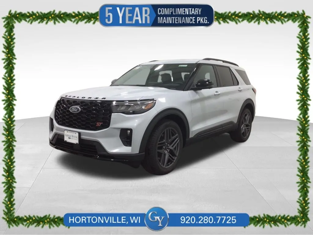 White 2026 Ford Explorer ST for sale in Hortonville, WI