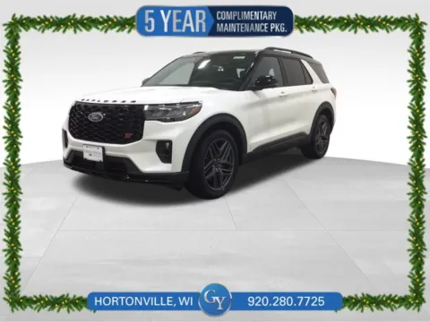 White 2025 Ford Explorer ST for sale in Hortonville, WI