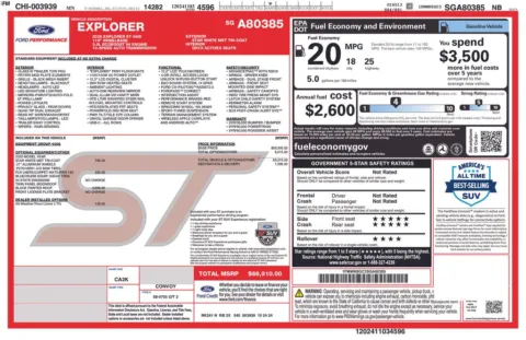 Photos of 2025 Ford Explorer ST for sale in Hortonville, WI at Gregg Young Hortonville Ford