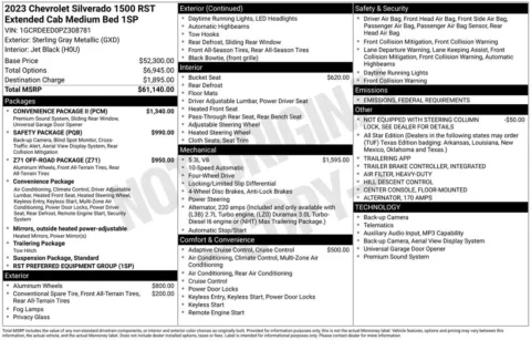 Photos of 2023 Chevrolet Silverado 1500 RST for sale in Hortonville, WI at Gregg Young Hortonville Ford