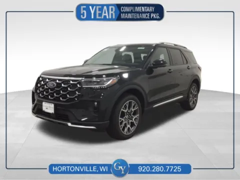Black 2025 Ford Explorer Platinum for sale in Hortonville, WI