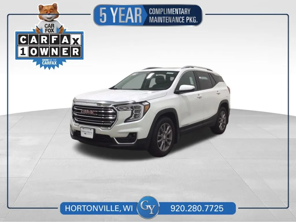 White 2022 GMC Terrain SLT for sale in Hortonville, WI
