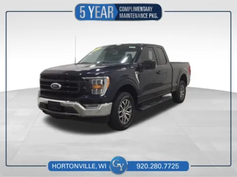 Blue 2021 Ford F-150 Lariat for sale in Hortonville, WI