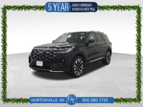 Black 2026 Ford Explorer Platinum for sale in Hortonville, WI