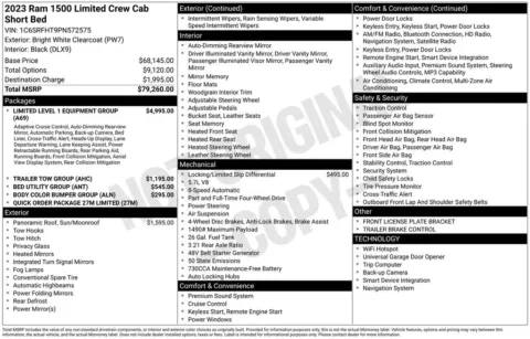 Photos of 2023 Ram 1500 Limited for sale in Hortonville, WI at Gregg Young Hortonville Ford