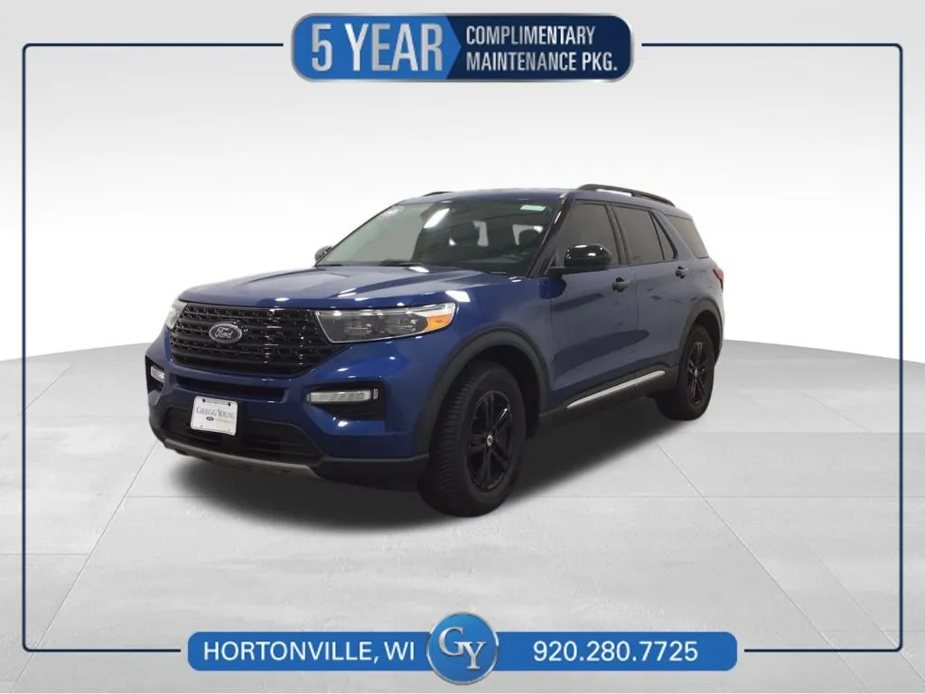 Blue 2020 Ford Explorer XLT for sale in Hortonville, WI