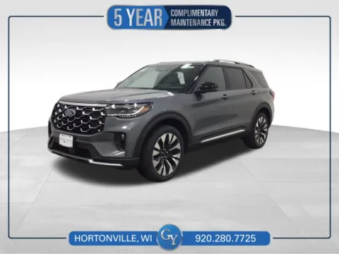 Gray 2026 Ford Explorer Platinum for sale in Hortonville, WI