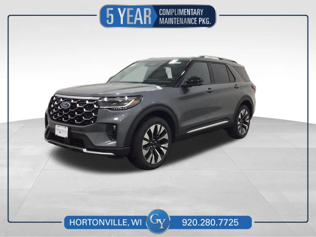 Gray 2026 Ford Explorer Platinum for sale in Hortonville, WI
