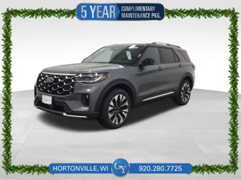 Gray 2026 Ford Explorer Platinum for sale in Hortonville, WI