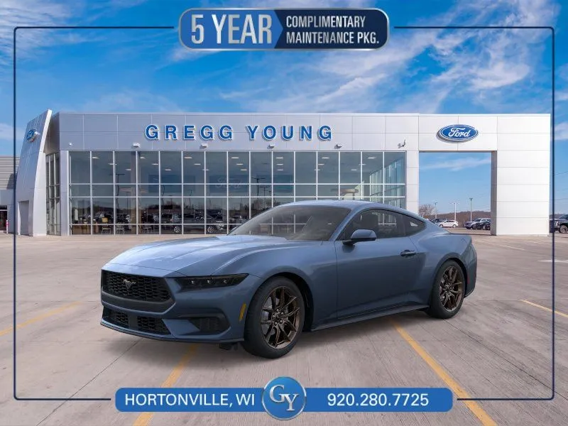 Blue 2026 Ford Mustang EcoBoost Premium for sale in Hortonville, WI
