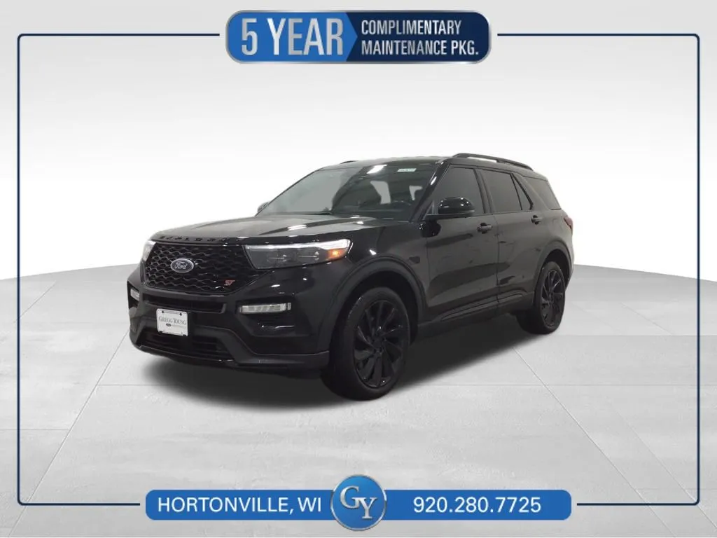 Black 2022 Ford Explorer ST for sale in Hortonville, WI