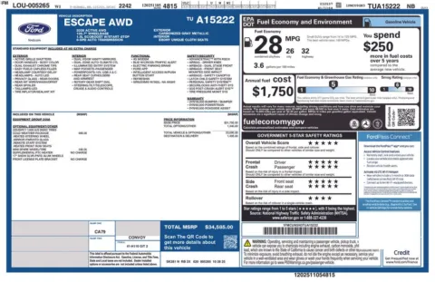Photos of 2026 Ford Escape Active for sale in Hortonville, WI at Gregg Young Hortonville Ford