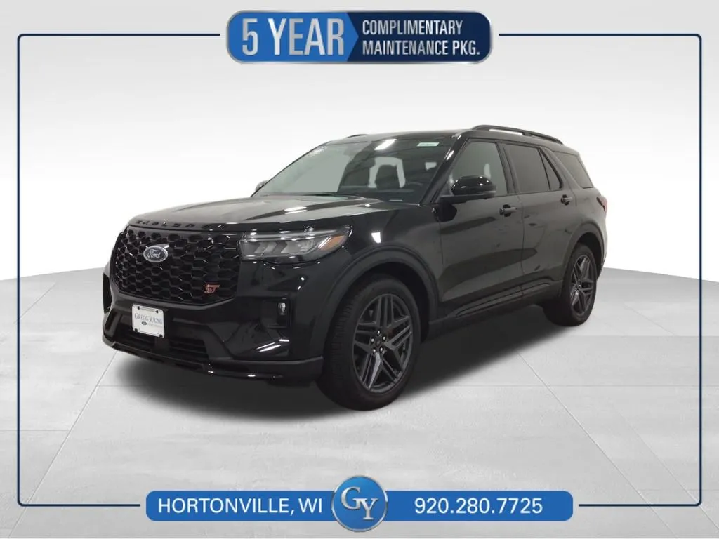 Black 2025 Ford Explorer ST for sale in Hortonville, WI