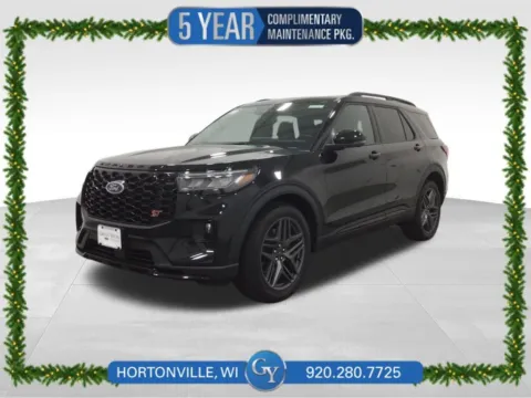 Black 2025 Ford Explorer ST for sale in Hortonville, WI