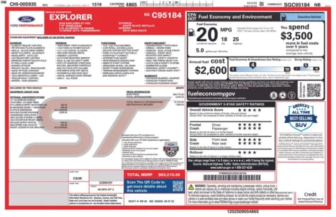 Photos of 2025 Ford Explorer ST for sale in Hortonville, WI at Gregg Young Hortonville Ford