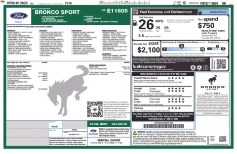 Photos of 2024 Ford Bronco Sport Outer Banks for sale in Hortonville, WI at Gregg Young Hortonville Ford