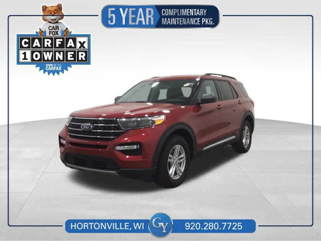 Red 2023 Ford Explorer XLT for sale in Hortonville, WI