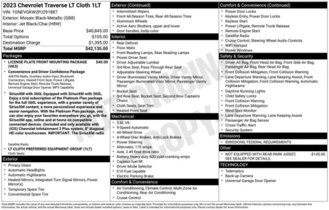 Photos of 2023 Chevrolet Traverse LT for sale in Hortonville, WI at Gregg Young Hortonville Ford