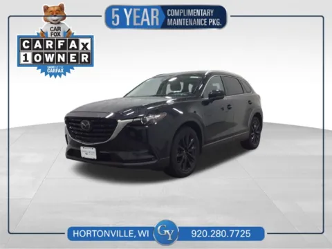Black 2022 Mazda CX-9 Touring Plus for sale in Hortonville, WI