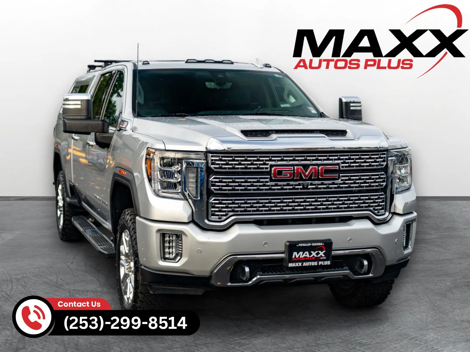 Silver 2020 GMC Sierra 3500HD Denali for sale in Puyallup, WA