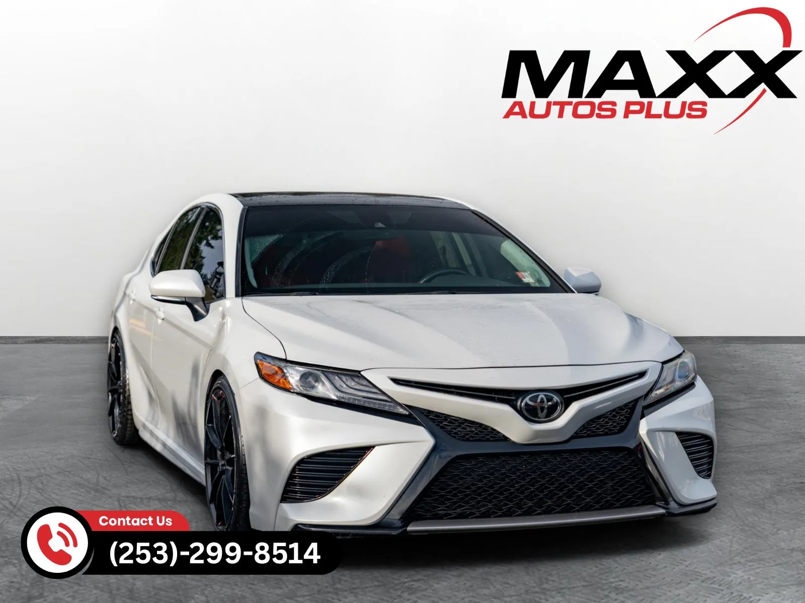 White 2019 Toyota Camry XSE V6 for sale in Puyallup, WA