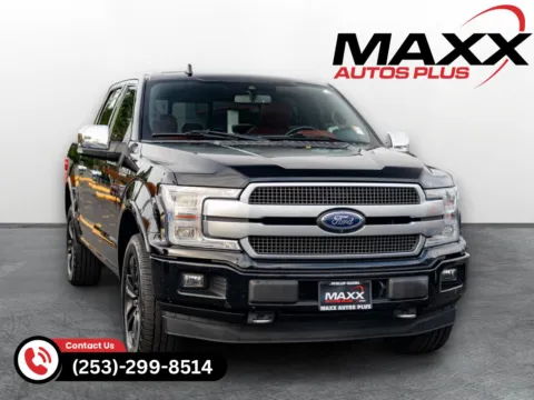 Black 2018 Ford F-150 Platinum for sale in Puyallup, WA