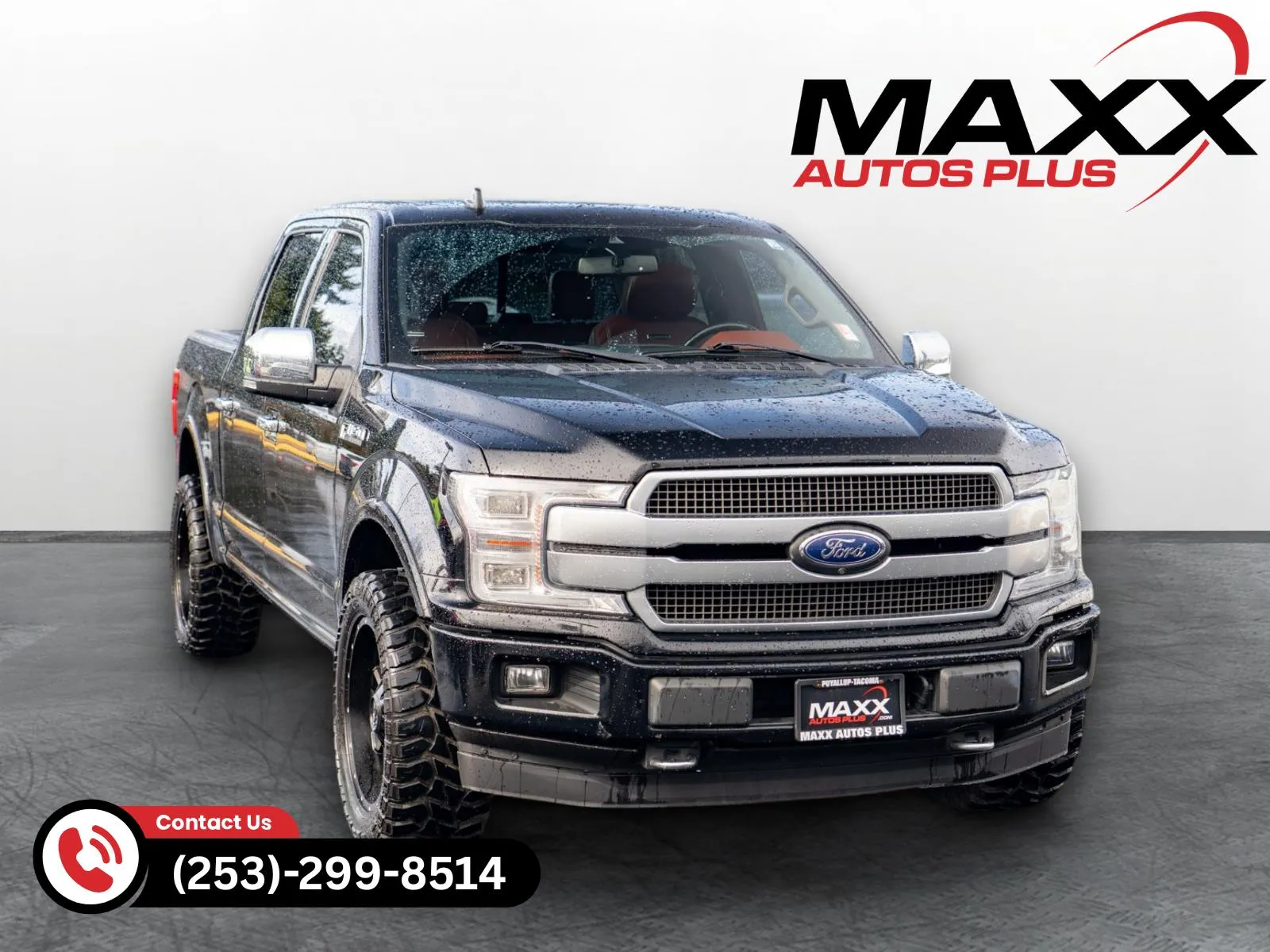 Black 2018 Ford F-150 Platinum for sale in Puyallup, WA