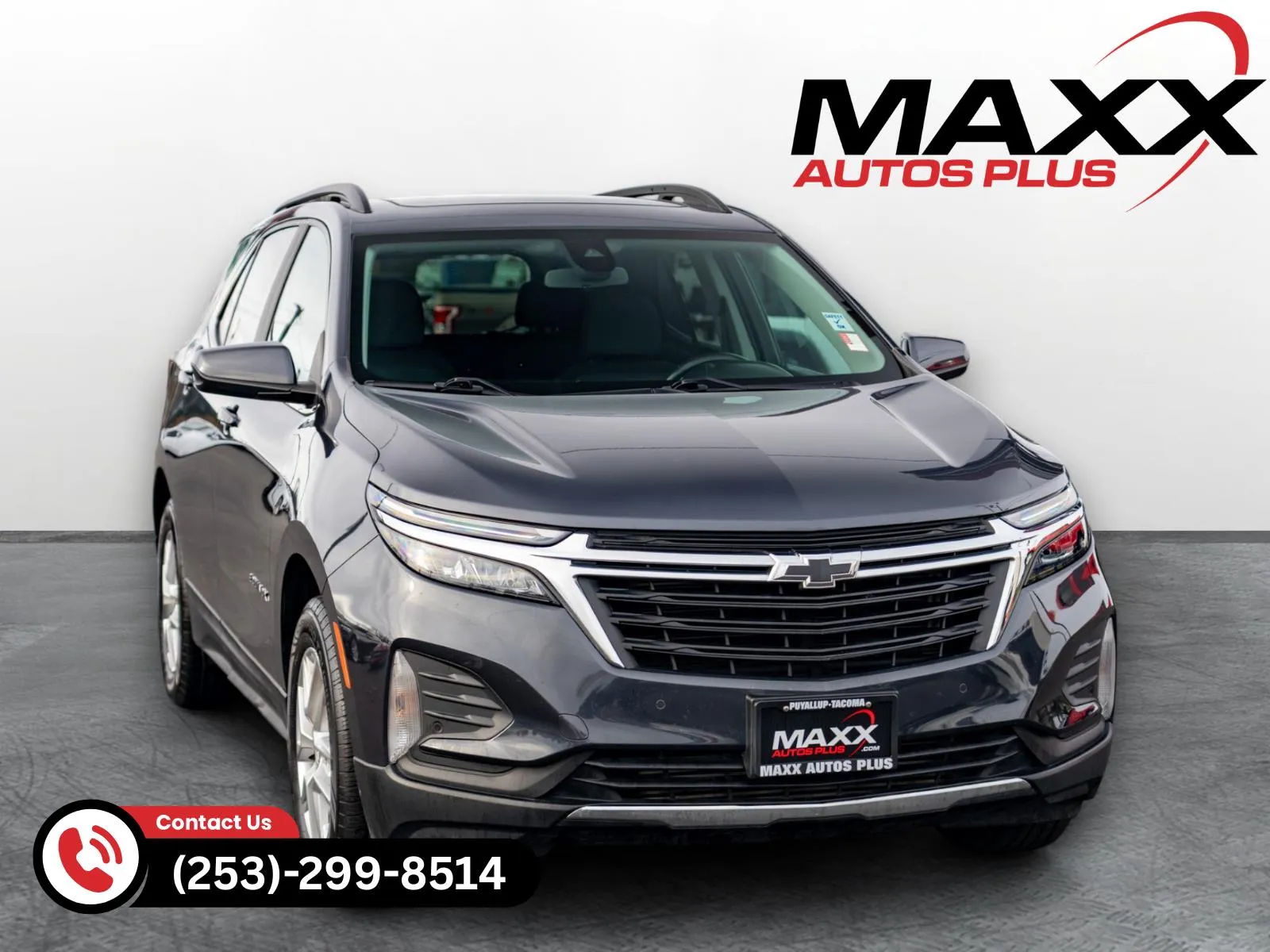 Gray 2022 Chevrolet Equinox LT for sale in Puyallup, WA