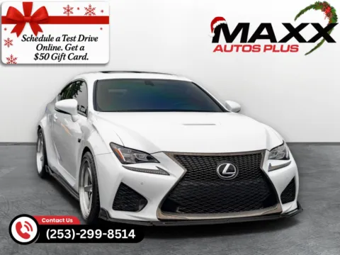 White 2015 Lexus RC F for sale in Puyallup, WA
