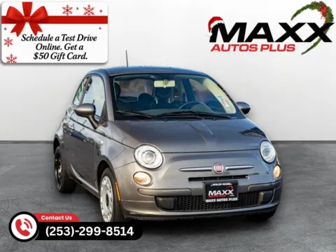 Gray 2013 FIAT 500 Pop for sale in Puyallup, WA
