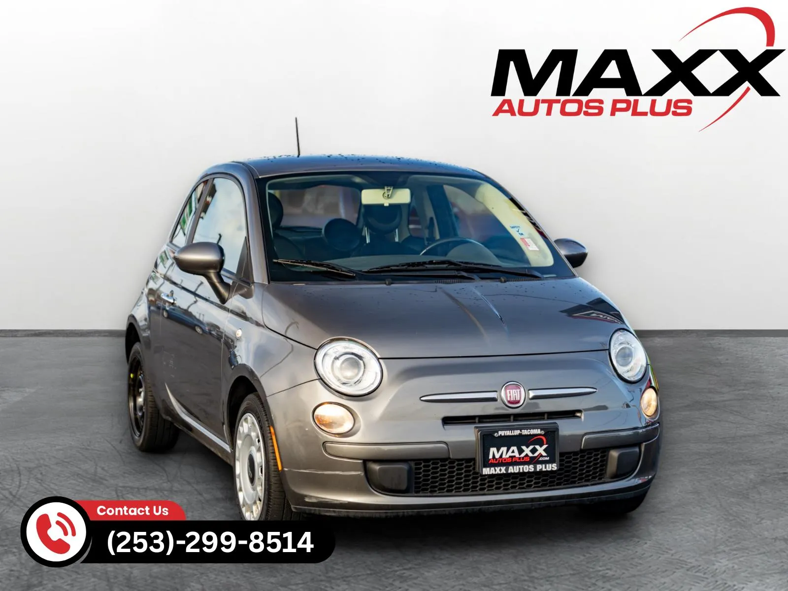 Gray 2013 FIAT 500 Pop for sale in Puyallup, WA