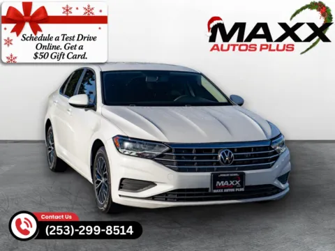 White 2021 Volkswagen Jetta S for sale in Puyallup, WA