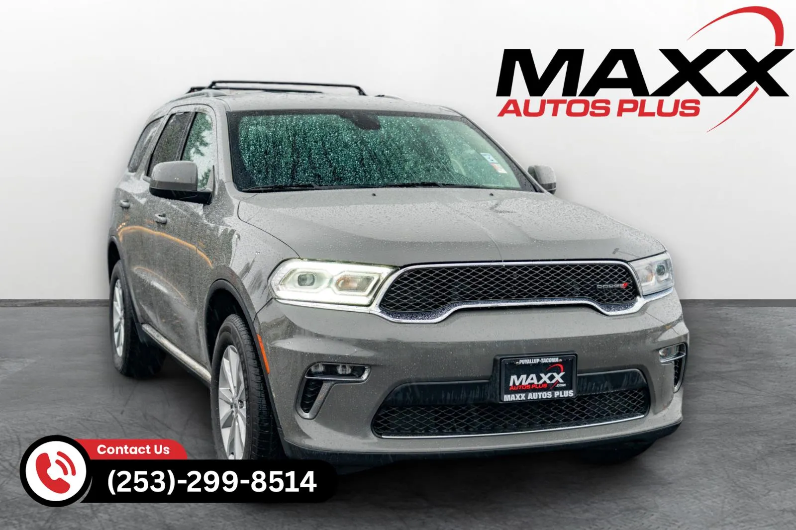 Gray 2021 Dodge Durango SXT Plus for sale in Puyallup, WA