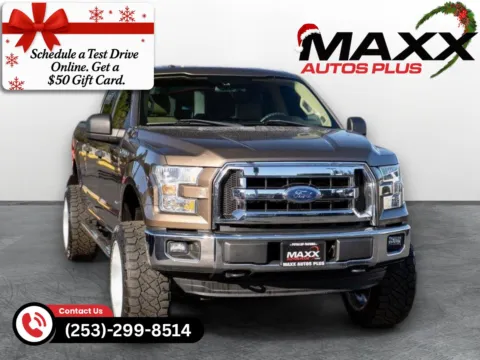 Blue 2015 Ford F-150 XLT for sale in Puyallup, WA