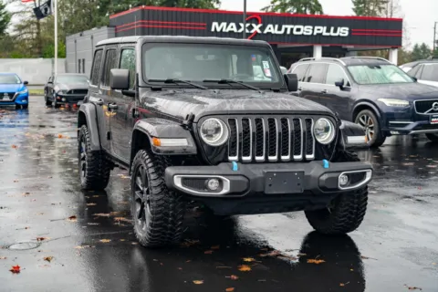 Photos of 2023 Jeep Wrangler 4xe Sahara for sale in Puyallup, WA at Maxx Autos Plus Puyallup