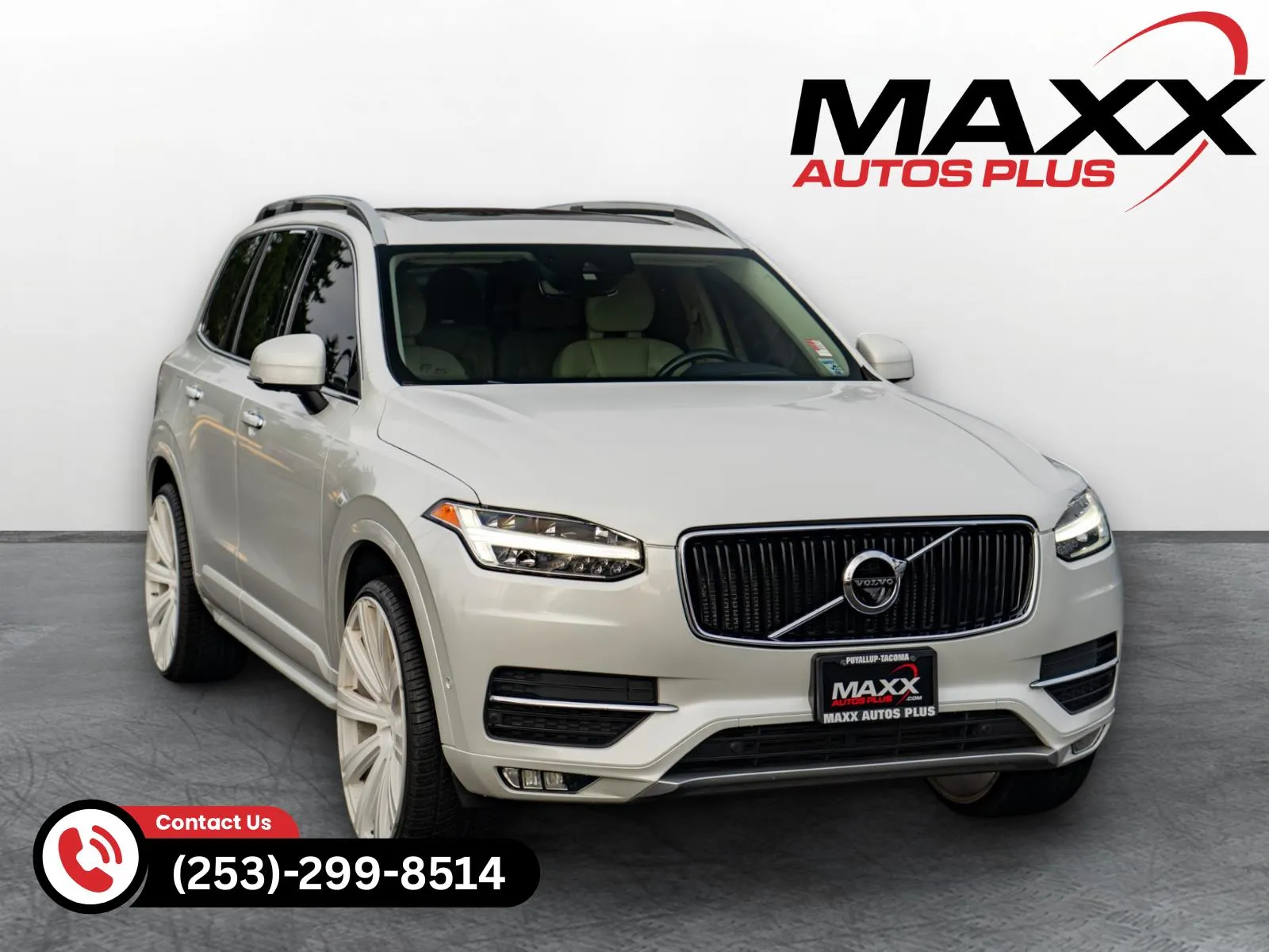 White 2017 Volvo XC90 T6 Momentum for sale in Puyallup, WA
