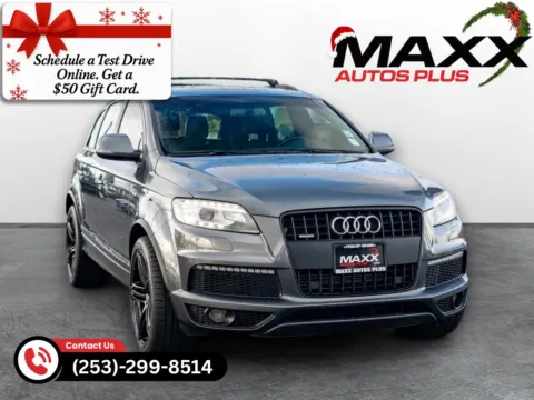Gray 2012 Audi Q7 3.0T S line for sale in Puyallup, WA