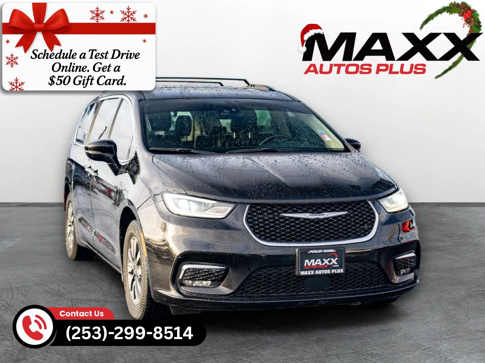 Black 2021 Chrysler Pacifica Touring L for sale in Puyallup, WA