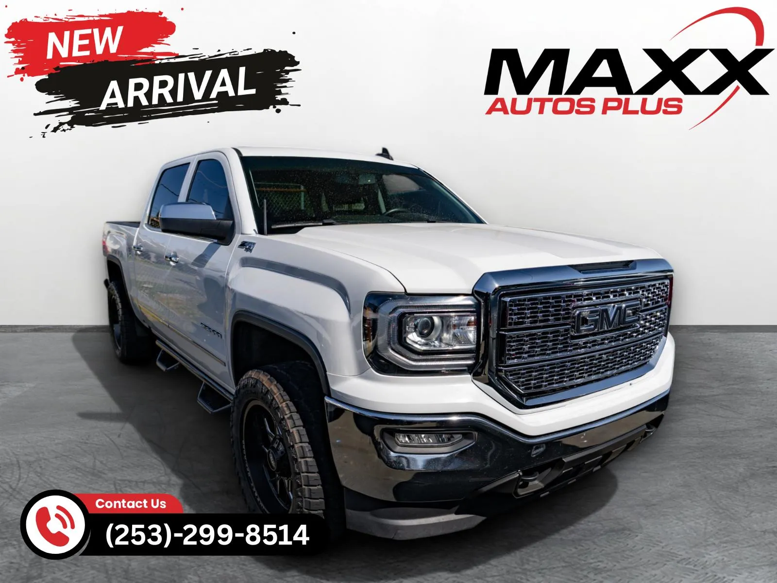 White 2017 GMC Sierra 1500 SLT for sale in Puyallup, WA