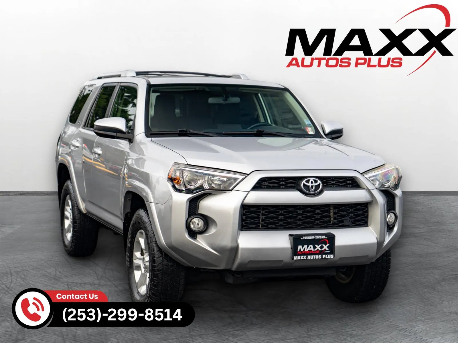 Silver 2015 Toyota 4Runner SR5 for sale in Puyallup, WA