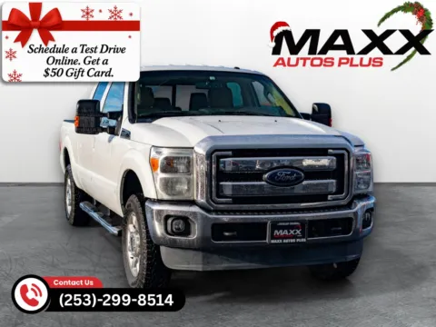 White 2014 Ford Super Duty F-250 SRW Lariat for sale in Puyallup, WA