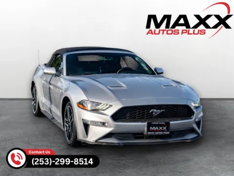 Silver 2019 Ford Mustang EcoBoost Premium for sale in Puyallup, WA