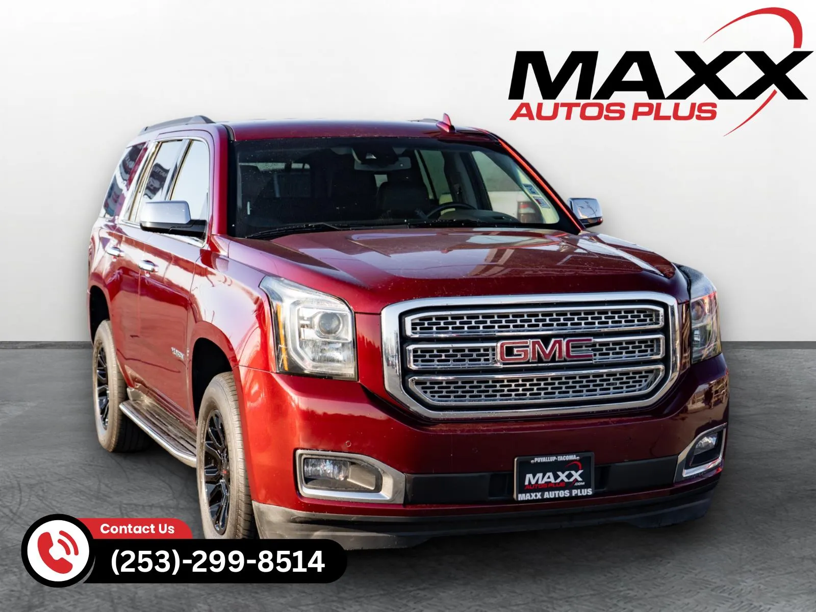 Red 2017 GMC Yukon SLT for sale in Puyallup, WA