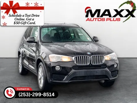 Black 2016 BMW X3 xDrive28i for sale in Puyallup, WA