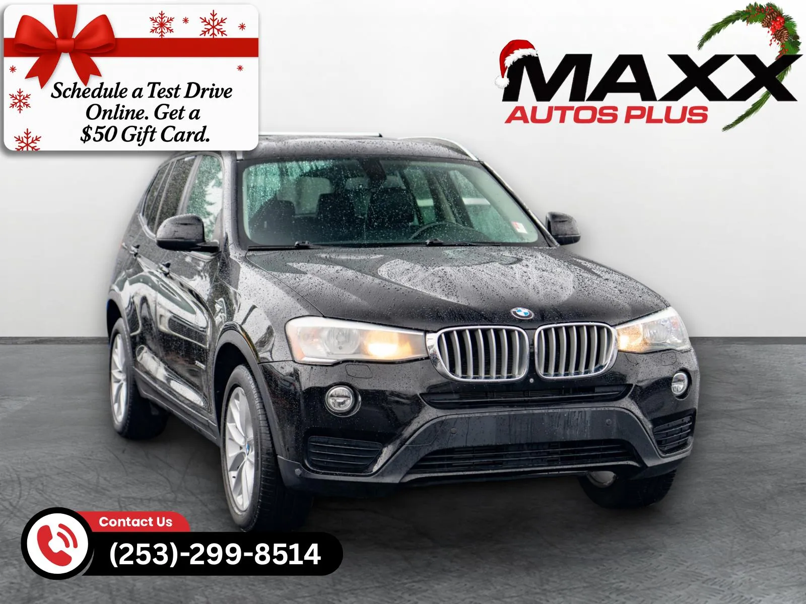 Black 2016 BMW X3 xDrive28i for sale in Puyallup, WA