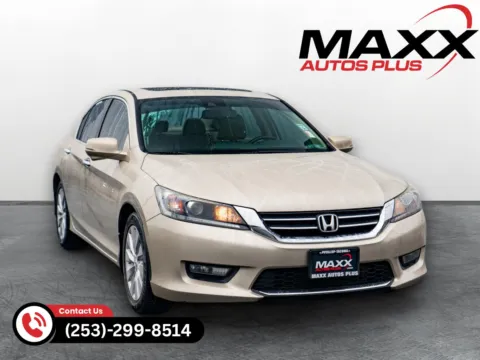 Beige 2014 Honda Accord Sedan EX-L for sale in Puyallup, WA