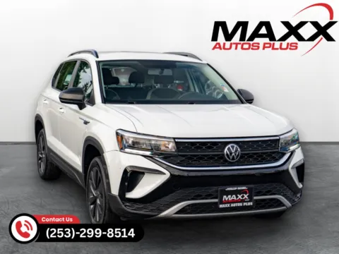 White 2022 Volkswagen Taos S for sale in Puyallup, WA
